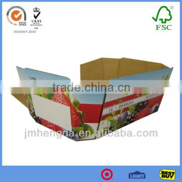 Colorful Top Quality Manufacturing Cardboard Boxes For Strawberry