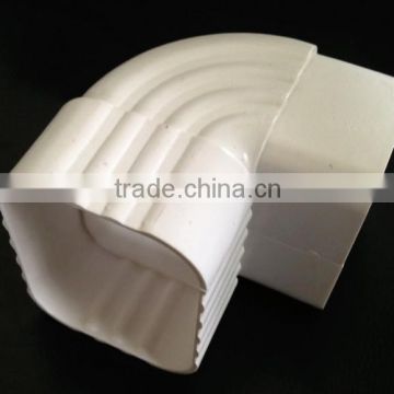 PVC-U 90 degree downspout elbow for Gutter System