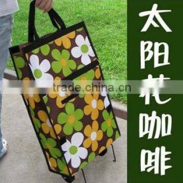 Portable shopping trolley bag,folding shopping bag-GW79