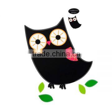 Cute owl chalkboard sticker