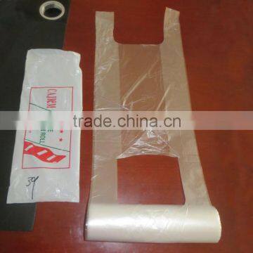 Printed T-shirt Shopping Plastic Bags on Roll photo-2