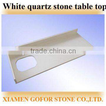 quartz stone table top, white quartz stone table top