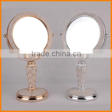 Continental shelf of new high-grade double-sided double-sided mirror vanity mirror desktop double-sided mirror magnifying luxury