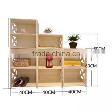 Expensive Bedroom Furniture Pop Combination White Bookcase Set photo-5