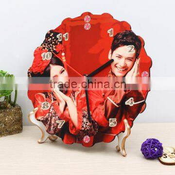 New products sublimation MDF wall clock CL-05