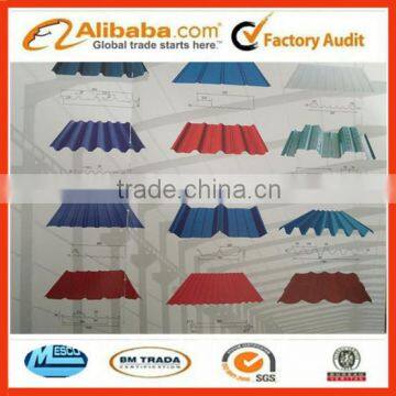 Color corrugated metal/Iron steel sheet for roofing panel