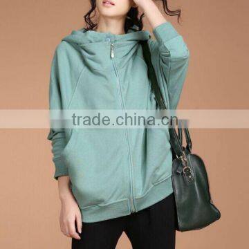 Latest bats sleeves loose hoodies for women