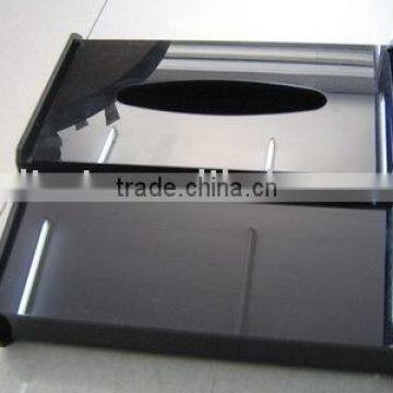 black acrylic napkin paper storage acrylic tissue boxes