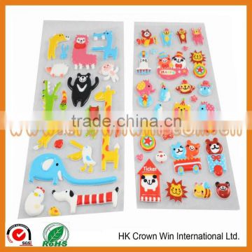 Small Cute Kids Custom Puffy Sticker Printing