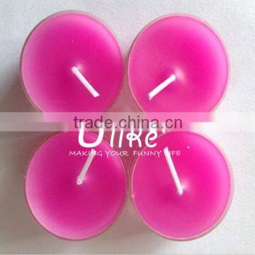 fuschia candle scented candle in jar wholesale glass candle holder