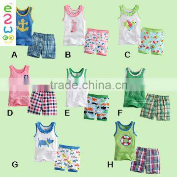 Baby Summer Clothes Set 2014 New Born Baby Gift 1 Set