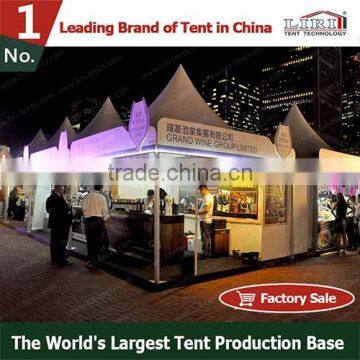 5x5m high peak tent festival tent for wine show