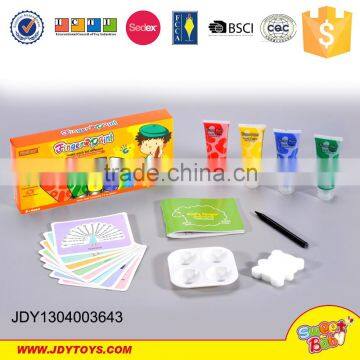 With 4 Color Paints Health DIY Kids Finger Painting Toy Foreign Kids Games photo-2