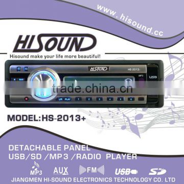 Hisound HS-2013 Detachable car mp3 player with FM