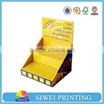 2015 unique cardboard display box with color print