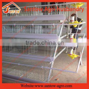 Customized service A type brood cage / layer poultry cages with 4 layer