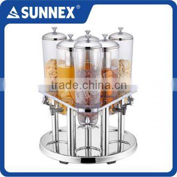 SUNNEX Professional Revolving Juice and Cereal Dispenser