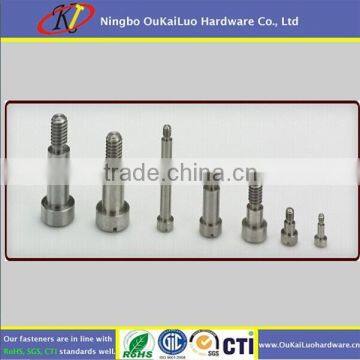 Round head shoulder bolt/cnc turning parts