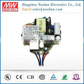 Meanwell HBG-60-1400p 60w 1400mA led driver for led bay lighting