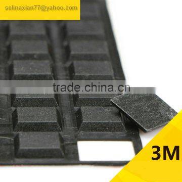 12.7*12.7*3mm Special Self Adhesive Transparent Anti Slip Bumpers Silicone Rubber Feet Pads High Sticky Shock Absorber