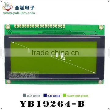 High Quality 19264 lcd screen graphic lcd module 192X64