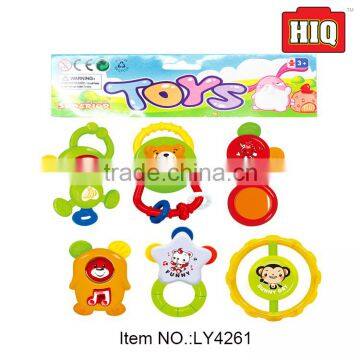 Promotional newly style baby rattle cheap small plastic toys