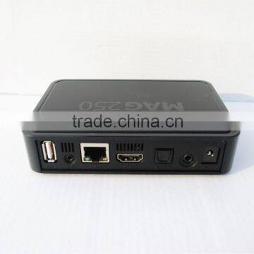 Shenzhen STB Manufacturer for Mag250 Iptv box with Channels tv box Linux