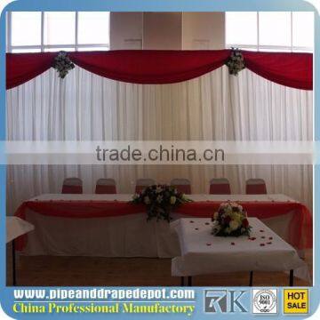 Allstar Elegant Telescopic Beautiful Pipe Drape System Wedding Backdrop Stand photo-3