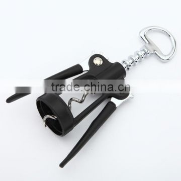 black new zinc alloy champagne opener red wine opener