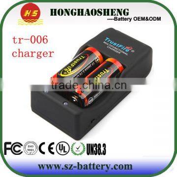 China supplier high quality electronic cigarette watchcig trustfire battery TR-006 charger