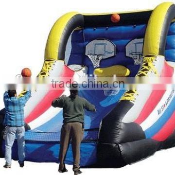 Inflatable sport games Type and PVC Material inflatable basketball game