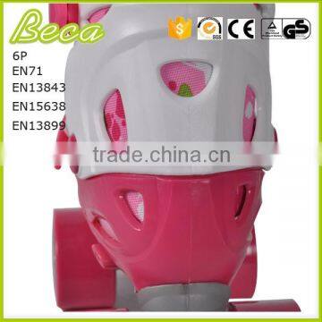 Wholesale Mix Color Adjustable Pink Roller Quad Skate photo-6