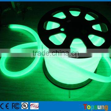 25M spool green neon flex rope led light Round for outdoor