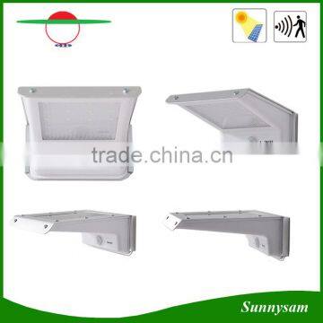 20 LED Solar Power Outdoor Security Light PIR Sound Sensor Voice Control Outdoor Garden Path Wall Light photo-4