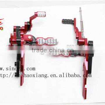 motorcycle assemble footrest/motorcycle tuning parts/motorcycle aluminum parts