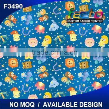 Blanket Fabric, Digital Print On Minky Fabric, Super Soft Fleece Fabric