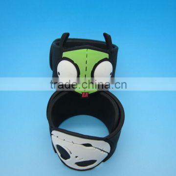 Reflective 3D Silicone Slap Band Bracelet Wristband