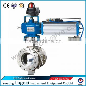 Pneumatic Single Acting Cutting ball valve