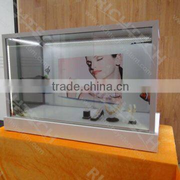 Richtech 12''-42'' Transparent LCD Fancy Showcase for Advertising photo-4