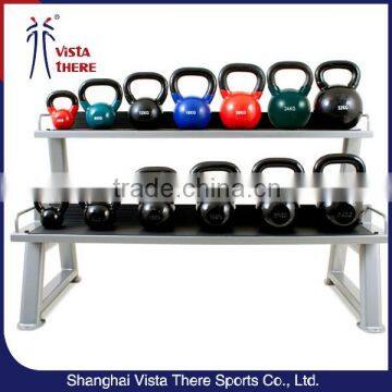 Try&Do hot selling Gym equipment double layers kettlebell rack