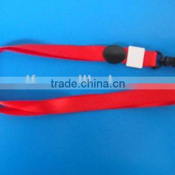 Plastic hook lanyard with id card holder