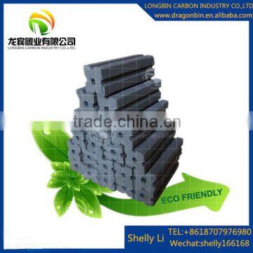 Bamboo material 4-5 hours long burning time Cube BBQ charcoal