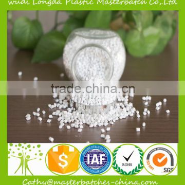 HDPE/LDPE/LLDPE/PP Food Grade White Masterbatch for Making Plastic Bags