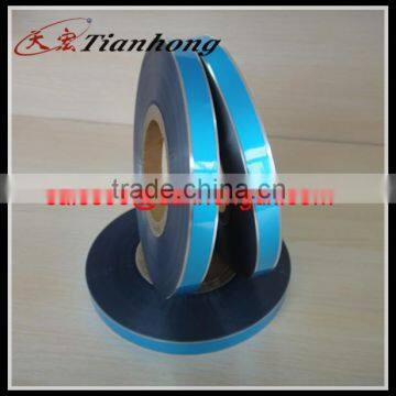 blue color free edge aluminium film package material spool free edge AL PET mylar for good insulation materials