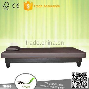 Thai massage table TM608, soild wood thai massage bed