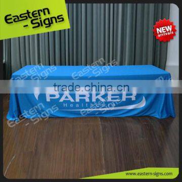 Vivid High Impact Printed Banner Washable Easy Install Polyester Square Table Cloth photo-6