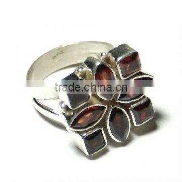 925 silver jewelry fashion silver gemstone rings