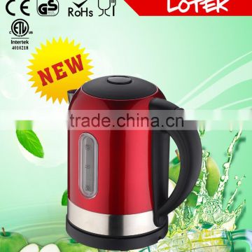 1.7L stainless steel electric kettle led light