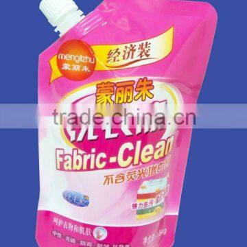 plastic laundry detergent bag