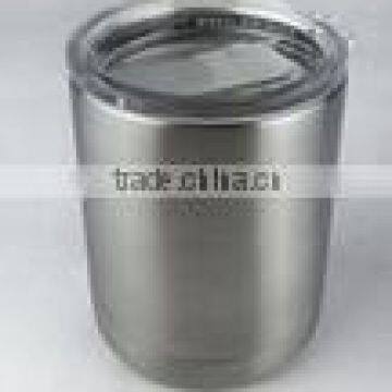 Double wall insulated sliding cap stainless steel 10oz boss tumbler